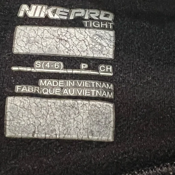 Nike Pro Tight size S 4-6 Turtleneck Black - Picture 6 of 6